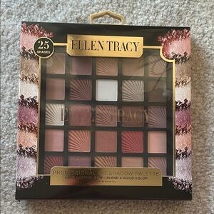 2/$20 Ellen Tracy 25-Shade Eyeshadow Palette NIP Free Beauty goodies w/purchase!
